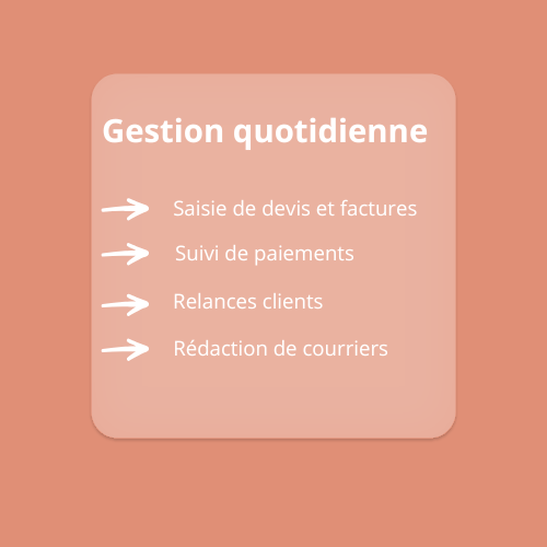 Gestion quotidienne – service de secrétariat indépendant